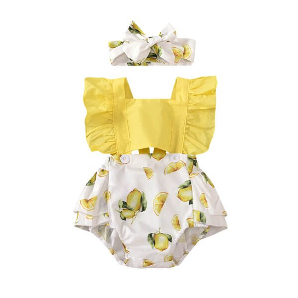Baby Girl Clothes Cotton 3Pc Set Short Sleeved Dresses